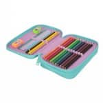 COOLPACK JUMBER 2 DOUBLE DECRER PENCIL CASE WITH EQUIPMENT HAPPY DONUTS F066665 - Image 3