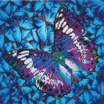 DIAMOND DOTZ - FLUTTERBY MAUVE DD5.017
