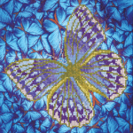 DIAMOND DOTZ - FLUTTERBY SILVER DD5.023