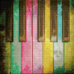 DIAMOND DOTZ PIANO RAINBOW