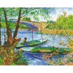 DIAMOND DOTZ FISHING IN SPRING VAN GOGH DD9.036 - Image 3