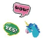 DIAMOND DOTZ DOTZIES 3 STICKERS DTZ12.020