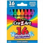 CRA-Z-ART 16 JUMBO WASHABLE CRAYONS 10204