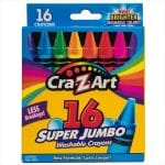 CRA-Z-ART 16 SUPER JUMBO WASHABLE CRAYONS 10272