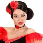 RED/BLACK ROSES HEADBAND 291-04131 - Image 2