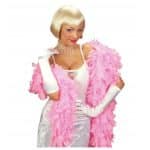 WHITE SPANDEX SATIN GLOVES 291-3443W - Image 2