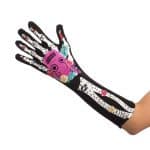 MEXICAN SKULL GLOVES 369-03416 - Image 2
