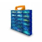 HOT WHEELS MULTIBRICK CAR CASE STORES UP TO 18 CARS HWCC8B - Image 2