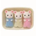 SYLVANIAN FAMILIES MARSHMALLOW MOUSE TRIPLETS 5337 - Image 2