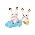 SYLVANIAN FAMILIES - CHOCOLATE RABBIT TWINS 5420 - Image 2