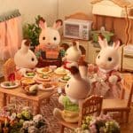 SYLVANIAN FAMILIES - CHOCOLATE RABBIT FAMILY 5655 - Image 6