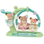 SYLVANIAN FAMILIES -  DEER BABIES - FLORAL SWING SET 5801 - Image 2