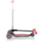 GLOBBER SCOOTER PRIMO FOLDABLE GREY RED 430-120-2 - Image 3