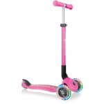 GLOBBER SCOOTER PRIMO FOLDABLE FANTASY LIGHTS FLOWERS NEON PINK 434-110
