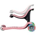 GLOBBER SCOOTER GO UP SPORTY LIGHTS PASTEL PINK452-710-4 - Image 3