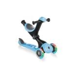 GLOBBER SCOOTER GO UP DELUX FANTASY LIGHTS PASTEL BLUE 647-201 - Image 3