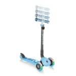 GLOBBER SCOOTER GO UP DELUX FANTASY LIGHTS PASTEL BLUE 647-201 - Image 8
