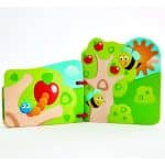 HAPE EARLY EXPLORER WOODEN BABY S BUG BOOK E0043A - Image 2