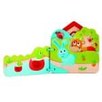 HAPE EARLY EXPLORER WOODEN BABY S FARM ANIMAL BOOK E0046A - Image 2