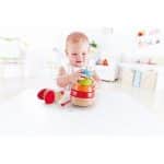 HAPE PEPE  FRIENDS WOODEN STACKER PEPE WITH SOUNDS E0448A - Image 3
