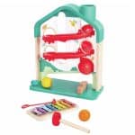 HAPE EARLY MELODIES WOODEN XYLOPHONE BALL RUN E0512A - Image 2