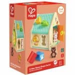 HAPE EARLY EXPLORER WOODEN CRITTER HOUSE SHAPE SORTER E0515A