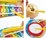 HAPE EARLY MELODIES WOODEN MUSIC STATION 5 IN 1 E0612A - Image 2