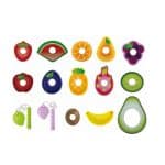 HAPE EARLY EXPLORER WOODEN FRUITS WITH STRING CATERPILLAR E1072A - Image 2