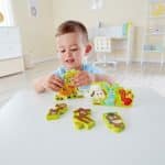 HAPE HAPPY PUZZLES WOODEN PUZZLES NUMBERS AND FARM ANIMALS E1628 - Image 4
