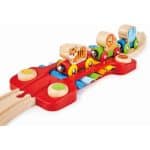 HAPE RAILWAY WODDEN SET RAILROAD MUSIC MONKEYS E3825A - Image 2