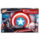 MARVELHASBRO STUDIOS CAPTAIN AMERICA BRAVE NEW WORLD NERF SKYSHOT BLASTER F9302
