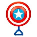 MARVELHASBRO STUDIOS CAPTAIN AMERICA BRAVE NEW WORLD NERF SKYSHOT BLASTER F9302 - Image 3
