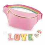 MAKE IT REAL FASHION BUM BAG WITH PATCHES 1461 - Image 2