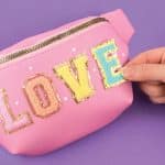 MAKE IT REAL FASHION BUM BAG WITH PATCHES 1461 - Image 3