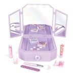 MAKE IT REAL DELUXE LIGHT UP MIRRORED VANITY AND COSMETIC SET 2532 - Image 2
