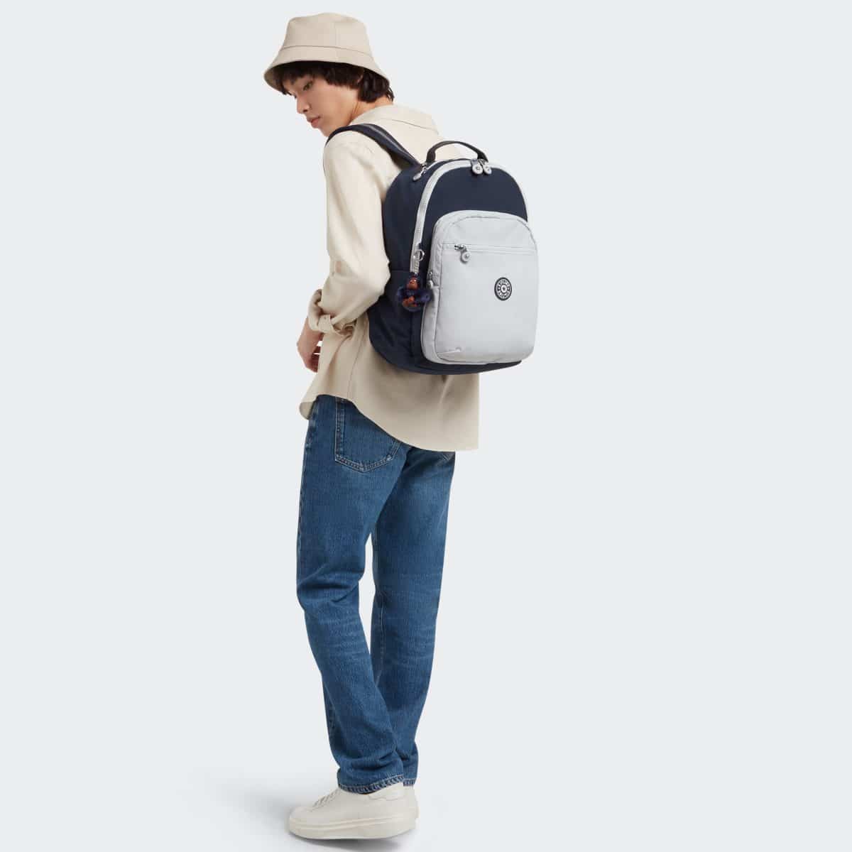 KIPLING SEOUL TRUE BLUE GRAY 5140-U84 - Image 10