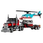 LEGO 31146 CREATOR - FLATBED TRUCK WITH HELICOPTER - Image 3