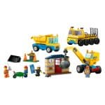 LEGO 60391 CITY - CONSTRUCTION TRUCKS AND WRECKING BALL CRANE - Image 2