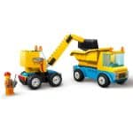 LEGO 60391 CITY - CONSTRUCTION TRUCKS AND WRECKING BALL CRANE - Image 3