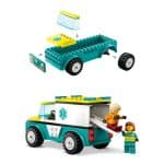 LEGO 60403 CITY - EMERGENCY AMBULANCE AND SNOWBOARDER - Image 3