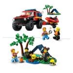 LEGO 60412 CITY - 4X4 FIRE TRUCK WITH RESCUE BOAT - Image 3