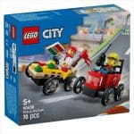 LEGO 60458 CITY - PIZZA VS. FIRE TRUCK RACE CAR PACK