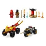 LEGO 71789 NINJAGO - KAI AND RAS S CAR AND BIKE BATTLE - Image 2