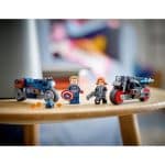 LEGO 76260 MARVEL - Black Widow  Captain America Motorcycles - Image 6