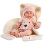 LLORENS BABY OSITA LLORONA WITH BLANKET CON MANTA DOLL 36CM 63644 - Image 2
