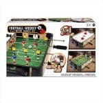 MAM WOODEN FOOTBALL  AIR HOCKEY TABLETOP 2 IN 1  MA3150BH