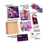 OKTO INSPIRATION WOOD CRAFT DIY FLOWERS 512-10013 - Image 2