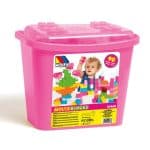 MOLTO BLOCKS BOX 90 PCS. PINK 16468