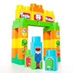 MOLTO BLOCKS TRAIN 2 RAILCARS 16470 - Image 3