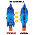 MOLTO INLINE SKATES 3 IN LINE BLUE 22217 - Image 3